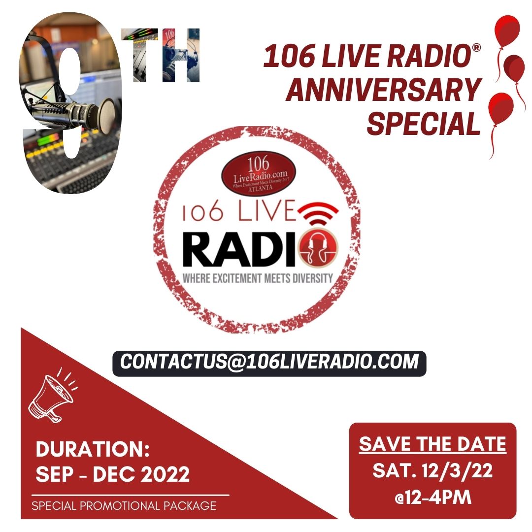 106 LIVE RADIO® 9th Anniversary Special Promotional (2)